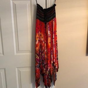 Dress with spaghetti straps